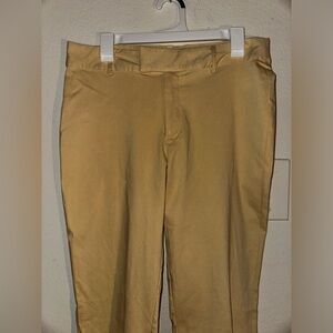 NWOT Urban Outfitters yellow cream trouser dress pants 12 office business casual